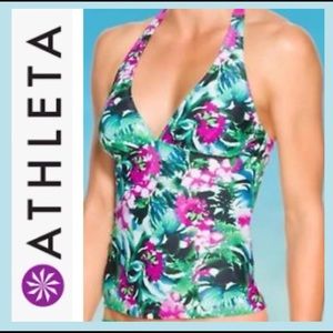 ATHLETA Hibiscus Floral Tankini